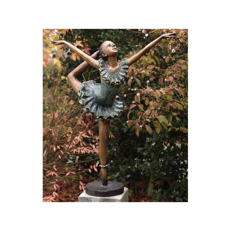 Décoration Statuette bronze personnage Danseuse bronze -B89084