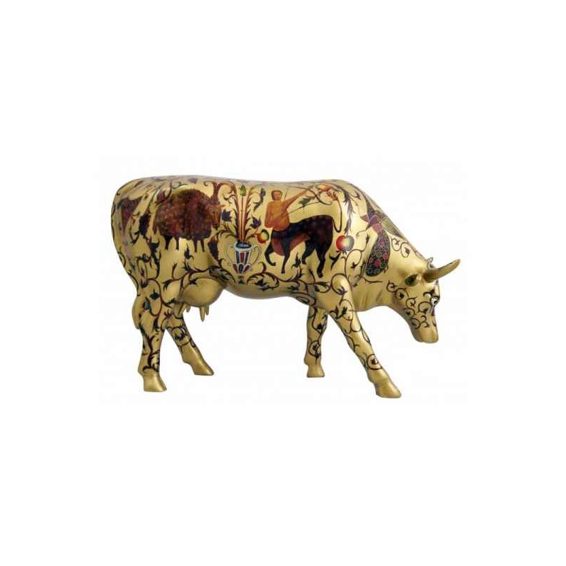 Statuette vache golden byzantine cowparade -46775