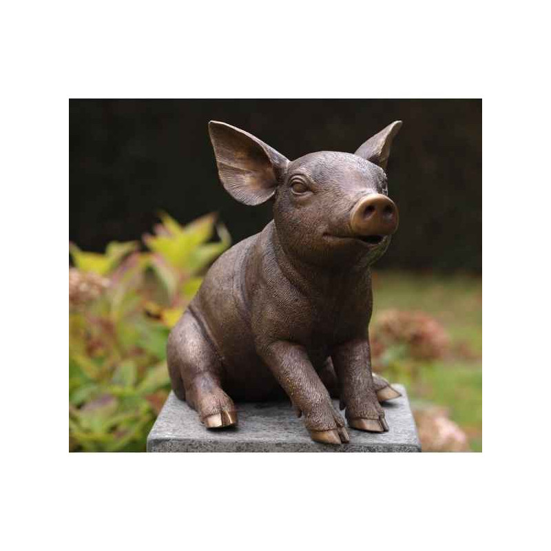 Cochon assise Thermobrass -AN1136BR-B