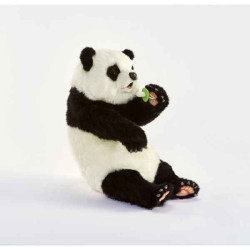 Animaux-Bois-Animaux-Bronzes propose Panda assis avec tétine 34cmh peluche animalière -6864