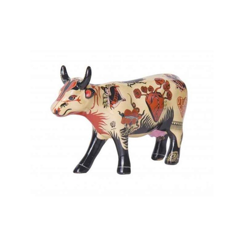 Animaux de la ferme Vache vaca tatoo CowParade céramique taille M
