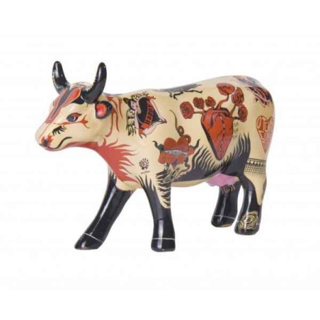 Animaux de la ferme Vache vaca tatoo CowParade céramique taille M