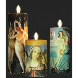 Photophore art set de 3 de botticelli 3dMouseion -TS03BO