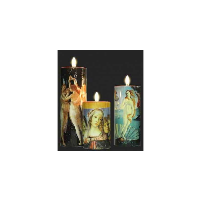 Photophore art set de 3 de botticelli 3dMouseion -TS03BO