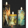 Photophore art set de 3 de botticelli 3dMouseion -TS03BO