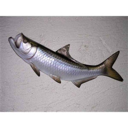 Animaux-Bois-Animaux-Bronzes propose Poisson Tarpon sculpture murale -MSR009