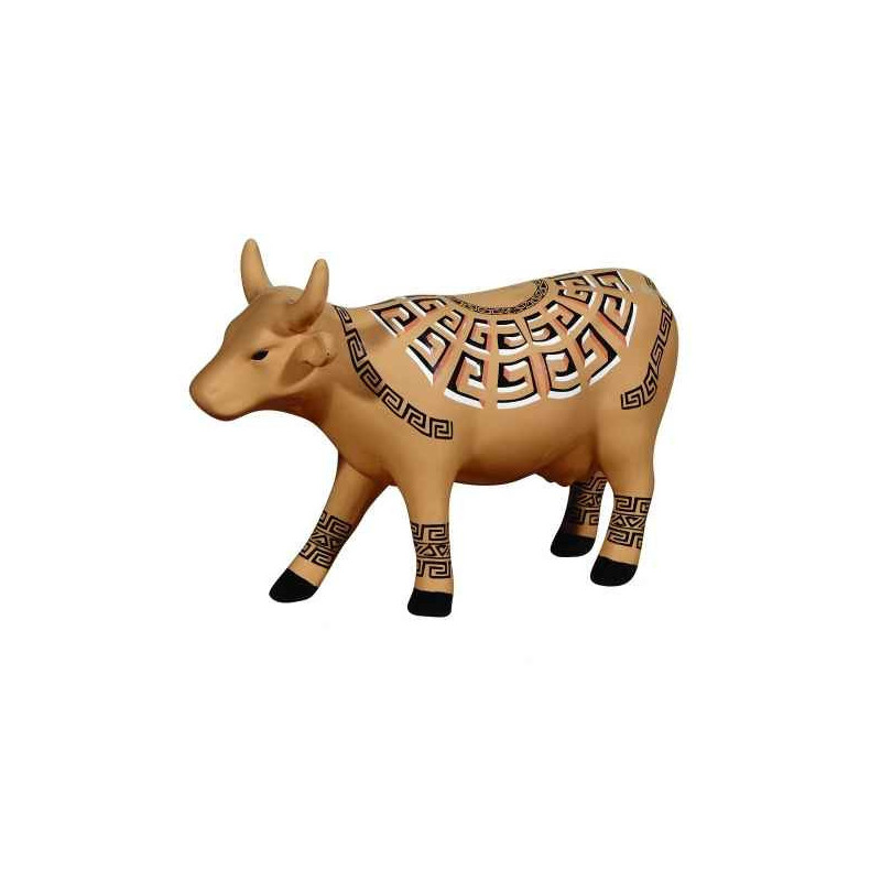 Animaux de la ferme Vache marajoara CowParade céramique taille M
