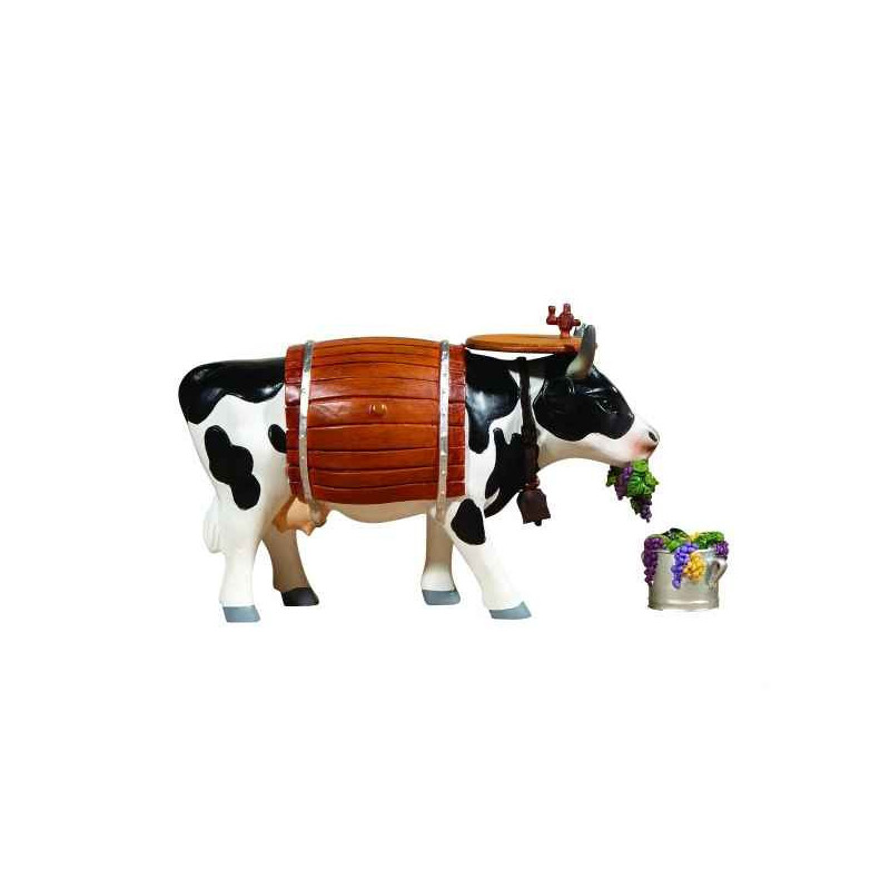 Animaux de la ferme Vache clarabelle the wine cow CowParade résine taille M