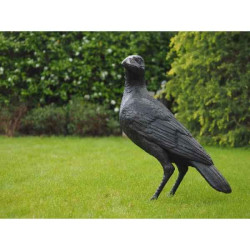 Statue en bronze grand corbeau thermobrass -b22022
