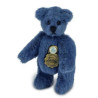 Mini peluche de collection ours teddy bleu 4 cm Hermann   15446 4