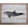 Animaux-Bois-Animaux-Bronzes propose Décors mammifère marin Dauphin -CADR24