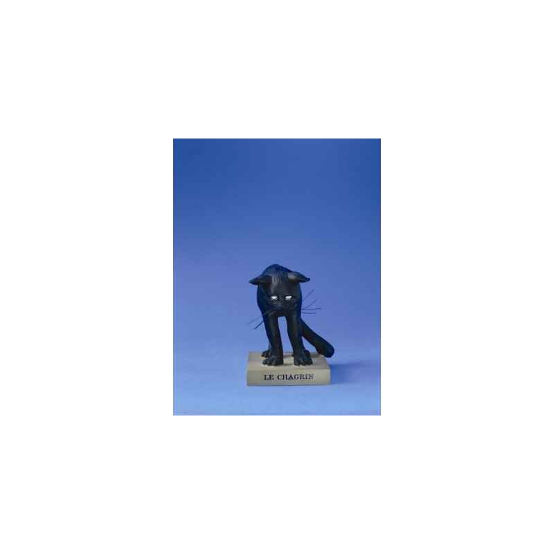 Animaux-Bois-Animaux-Bronzes.com propose Chat -le Chat domestique le chagrin (petit)  cd19