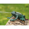 Statue en bronze grenouille verte thermobrass  -an1281br -v -f