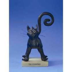 Animaux-Bois-Animaux-Bronzes.com propose Chat -le Chat domestique la colere (petit) cd13