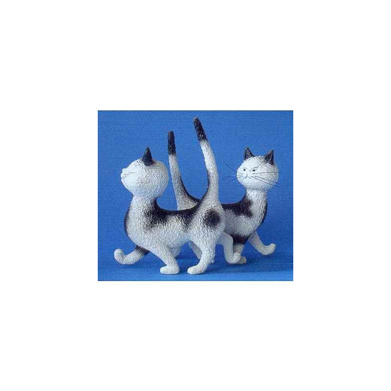 Animaux-Bois-Animaux-Bronzes.com propose Chat Dubout Zut la même robe -DUB31