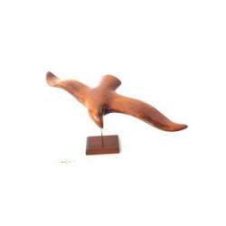 Décoration OiseauxLa mouette sur socle 57 cm Lasterne -MO57 Artisan Français - art animalier bois