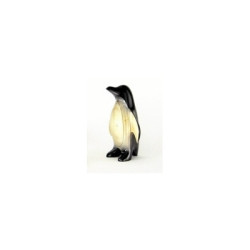 Décoration OiseauxLe pingouin à l'arrêt, en marche, sur son nid 27 cm Lasterne -PI27-1 Artisan Français - art animalier bois