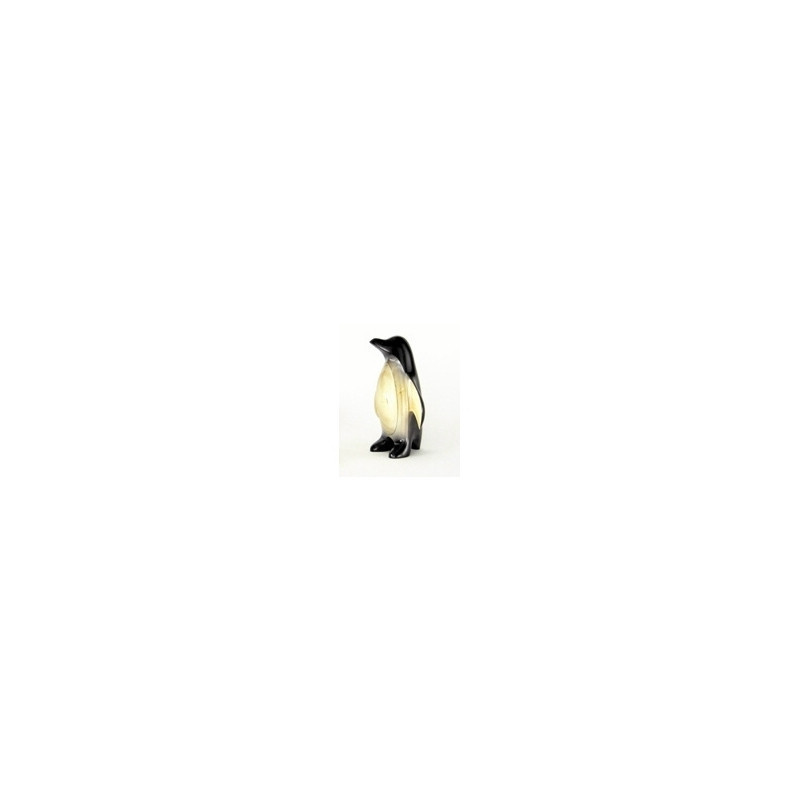Le pingouin à l'arrêt, en marche, sur son nid 27 cm Lasterne  -PI27 -1