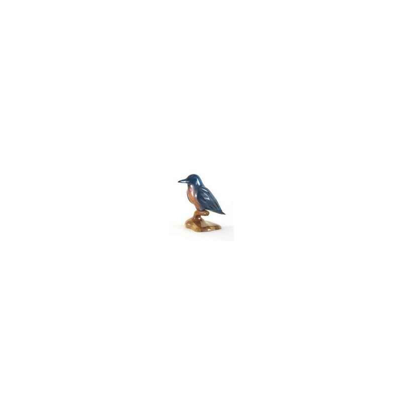 Décoration OiseauxLe martin-pêcheur 15 cm Lasterne -AMA015 Artisan Français - art animalier bois