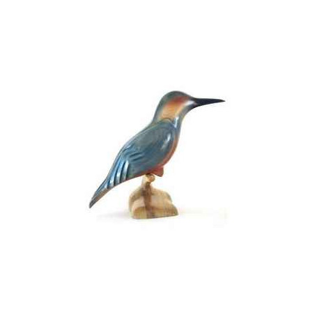 Décoration OiseauxLe martin-pêcheur 30 cm Lasterne -AMA030 Artisan Français - art animalier bois