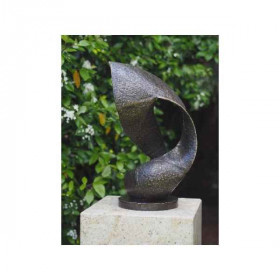 Statue en bronze sculpture moderne wave thermobrass  -an0820br -b