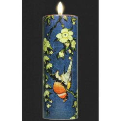 Photophore art bullfinch de hokusai 3dMouseion -TC09HOK