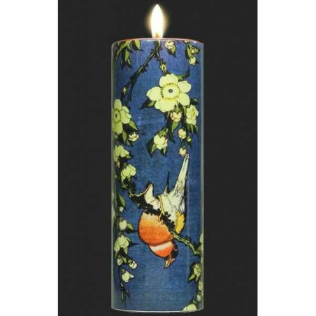 Photophore art bullfinch de hokusai 3dMouseion -TC09HOK