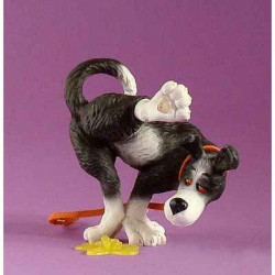 Animaux-Bois-Animaux-Bronzes propose Chien Rufus pas ici ruf04