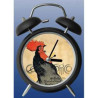 Réveil art cocorico de steinlen 3dMouseion -CL004