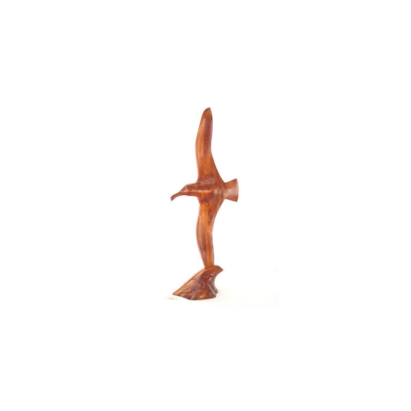 Décoration OiseauxL'albatros sur la vague en résineux 100 cm Lasterne -OAL100S Artisan Français - art animalier bois