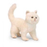 Animaux-Bois-Animaux-Bronzes.com propose Chat blanc 4 pattes 29 cmh peluche animalière -6434