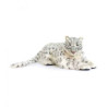Félin Léopard des neiges couché 125cml peluche animalière -4283