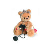 Animaux-Bois-Animaux-Bronzes propose Peluche ours teddy qui tricote 16 cm Hermann -11703 2