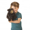 Marionnette à main petit ours brun peluche Folkmanis -3107