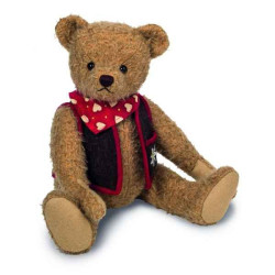 Animaux-Bois-Animaux-Bronzes propose Peluche de collection ours teddy bear andrè bruiteur 37 cm ed. limitée Hermann -16626 9