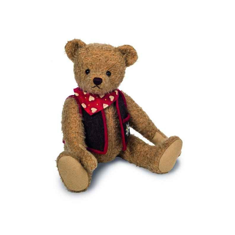 Animaux-Bois-Animaux-Bronzes propose Peluche de collection ours teddy bear andrè bruiteur 37 cm ed. limitée Hermann -16626 9