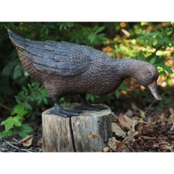 Sculpture canard en bronze thermobrass -an1232br-b