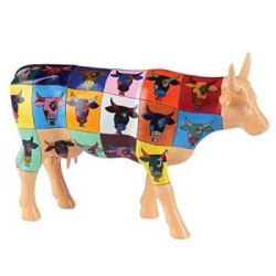 Animaux de la ferme Vache pop art CowParade Taille L