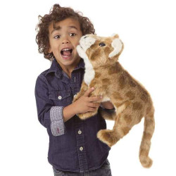 Félin Bébé puma marionnette 