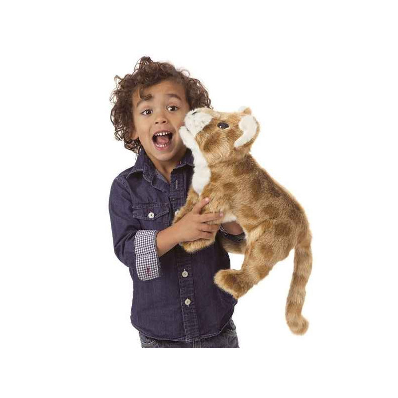 Félin Bébé puma marionnette 