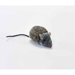 Animaux de la forêt Souris grise 9cml peluche animalière -4827