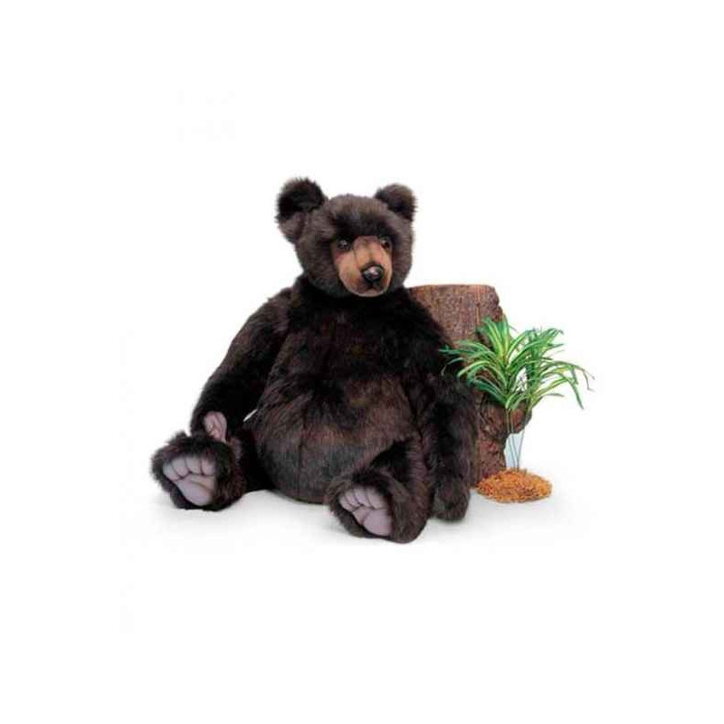 Animaux-Bois-Animaux-Bronzes propose Ours brun assis 70cmh peluche animalière -6368