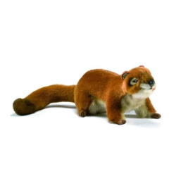 Animaux de la forêt Belette 22cm peluche animalière 4843