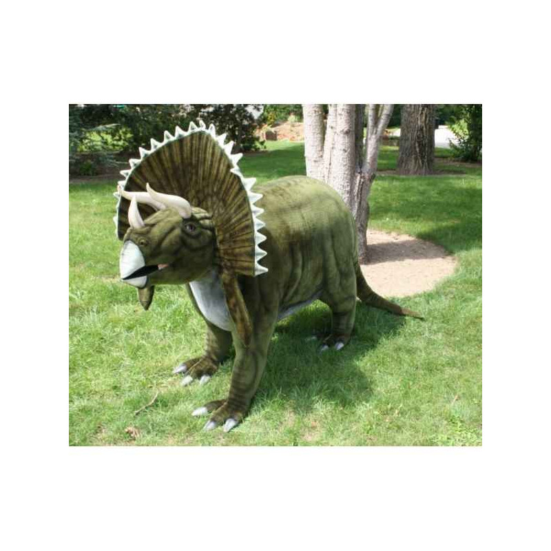 Animaux préhistoriques Triceratops 110cm peluche animalière 5109