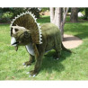 Animaux préhistoriques Triceratops 110cm peluche animalière 5109