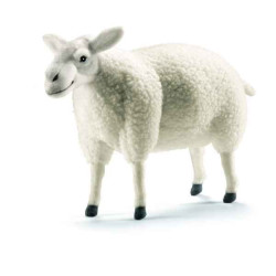 Animaux de la ferme Mouton blanc 38cm peluche animalière 4998
