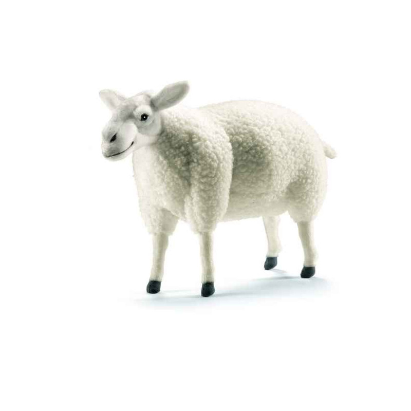 Animaux de la ferme Mouton blanc 38cm peluche animalière 4998