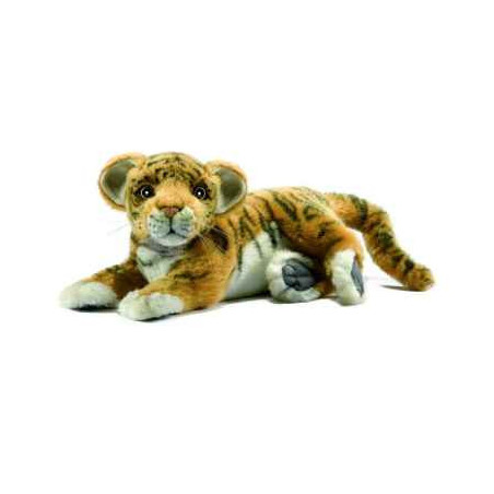 Peluche Tigre brun bebe couche 26cm Anima 4990