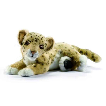 Félin Leopard bebe couche 26cm peluche animalière 5329