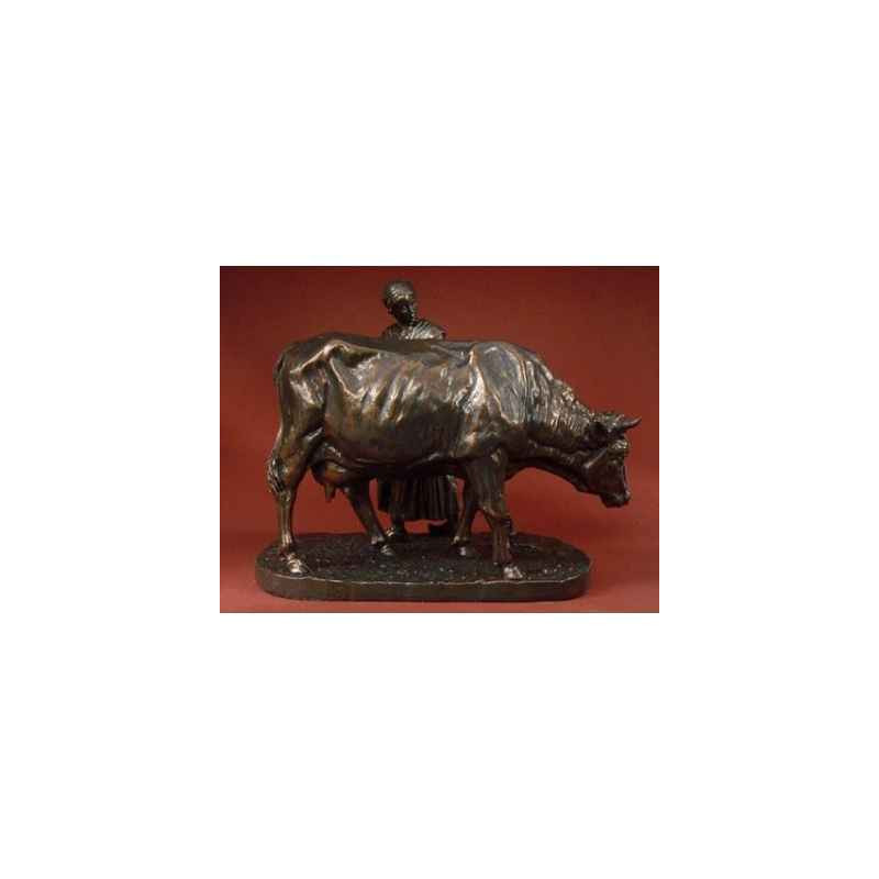 Statuette Vache art animalier Isidore Jules Boneheur bon01 3dMouseion